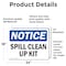 Signmission Spill Clean Up Kit, 24 in W x Rectangle, Vinyl Decal OS-2PACK-NS-D-1824-L-16608 - alternate 3